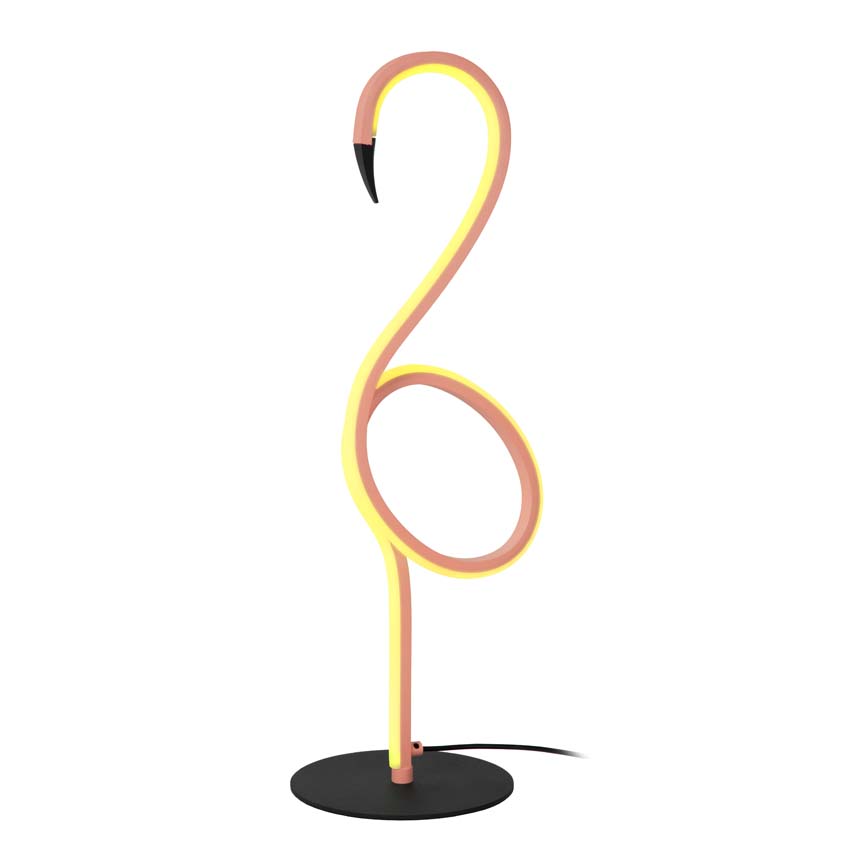 Lucide FLAMINGO - Tafellamp - LED Dimb. - RGB - Roze