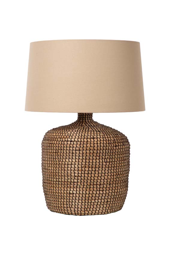 AMBALA - Lampe de table - 1xE27 - Naturel