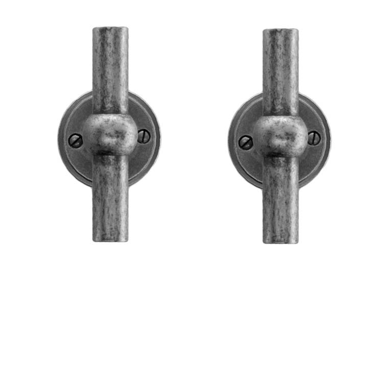 Poignée de porte grado T+T vieil argent sans rosace