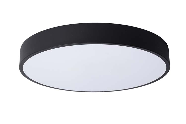 Plafonnière - Ø 39,5 cm - LED Dimb. - 1x24W 2700K - 3 StepDim - Zwart