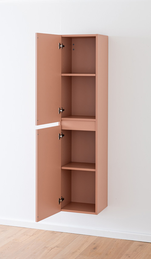 Kolomkast Dotan abrikoos hangend 185x40x32cm