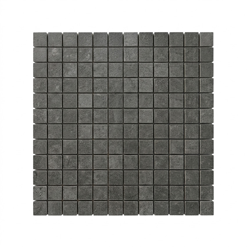 Mosaïque gris foncé mat 30x30cm
