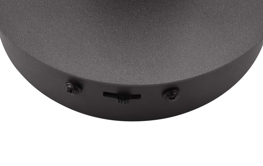 Applique murale - noir/bronze - Ø13,5x15,5cm - dimmable - LED - 1x8W - 2300-4000K