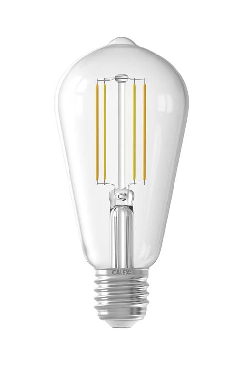 Lampe LED filament rustique clair E27 7W 806 lumen
