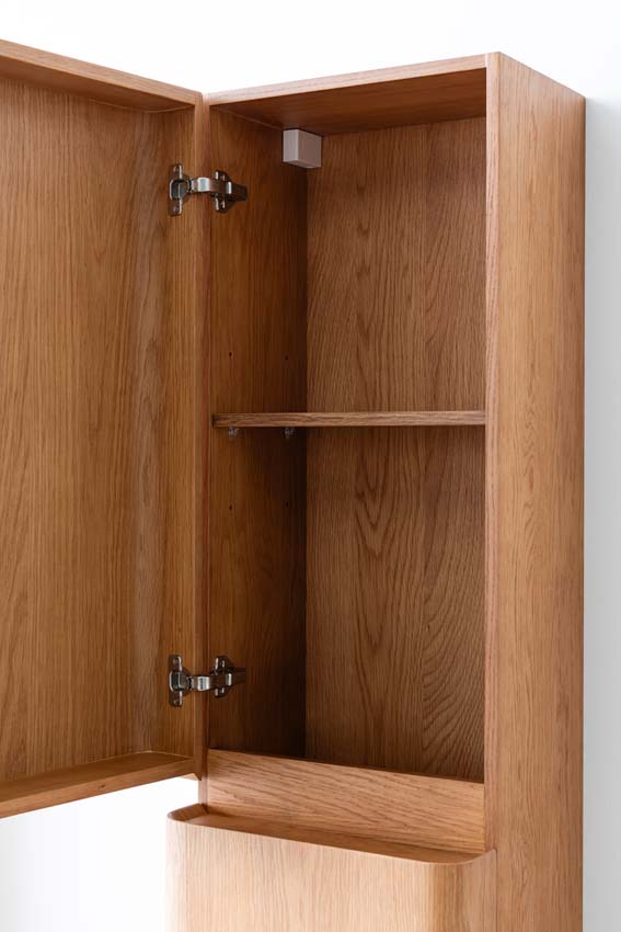 Armoire colonne Floris chêne suspendue 170x40x35cm Armoire colonne Floris chêne suspendue 170x40x35cm