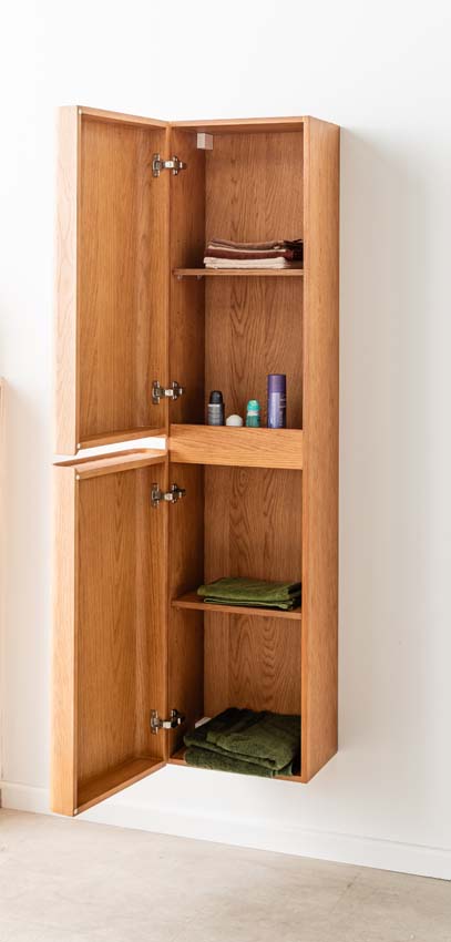 Armoire colonne Floris chêne suspendue 170x40x35cm Armoire colonne Floris chêne suspendue 170x40x35cm