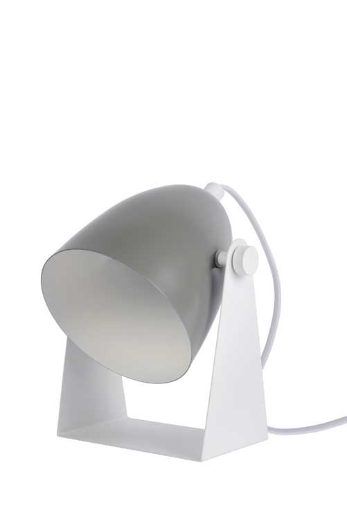 Lucide CHAGO - Lampe de table - E14 - Gris