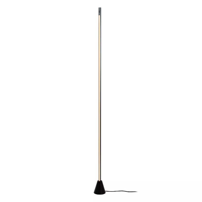 Lucide Vibes Equinox - Staande lamp - LED Dimbaar - CCT - 1x26W 2700K/4000K - Handbewegingssensor - Grijs ijzer