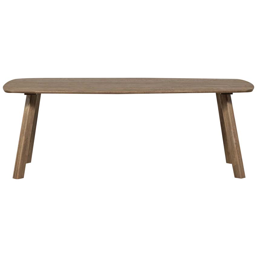 Table Taylor en chêne rectangulaire brune 180x100cm