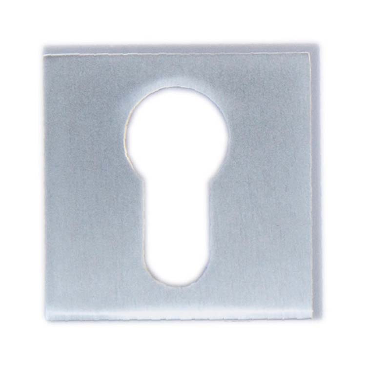 Plaque cylindre pro arezzo chrome brossé