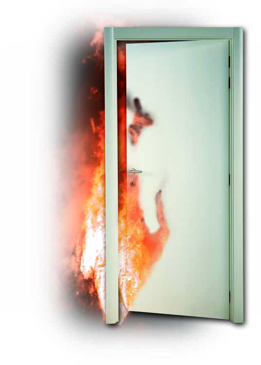 Porte coup-feu 30 min à peindre EI1 30 3Point 93x201,5cm