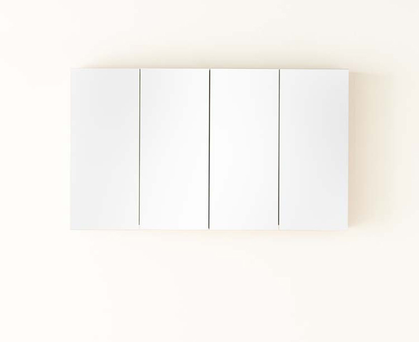 Spiegelkast Brava rechthoek wit 120x70cm