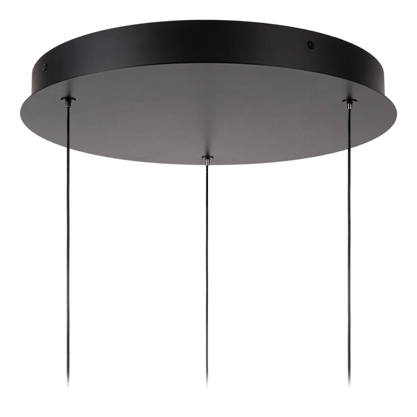 Lucide Premium Gisela - Hanglamp - Ø 36 cm - LED Dimb. - 3x4,3W 2700K - Transparant Lucide Premium Gisela - Hanglamp - Ø 36 cm - LED Dimb. - 3x4,3W 2700K - Transparant