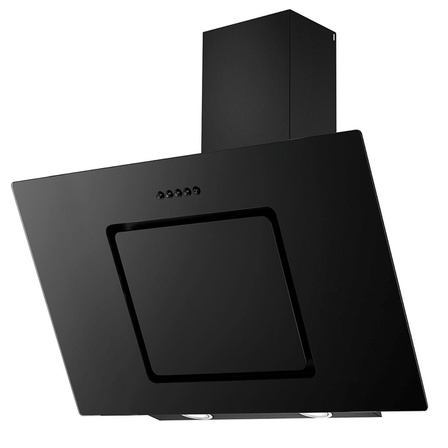 Cuisine gris/blanc 320 cm - plaque de cuisson vitrocéramique et hotte murale noire - avec appareils