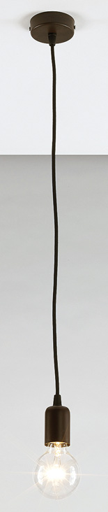 Hanglamp/pendel E27 - 60W - Roest