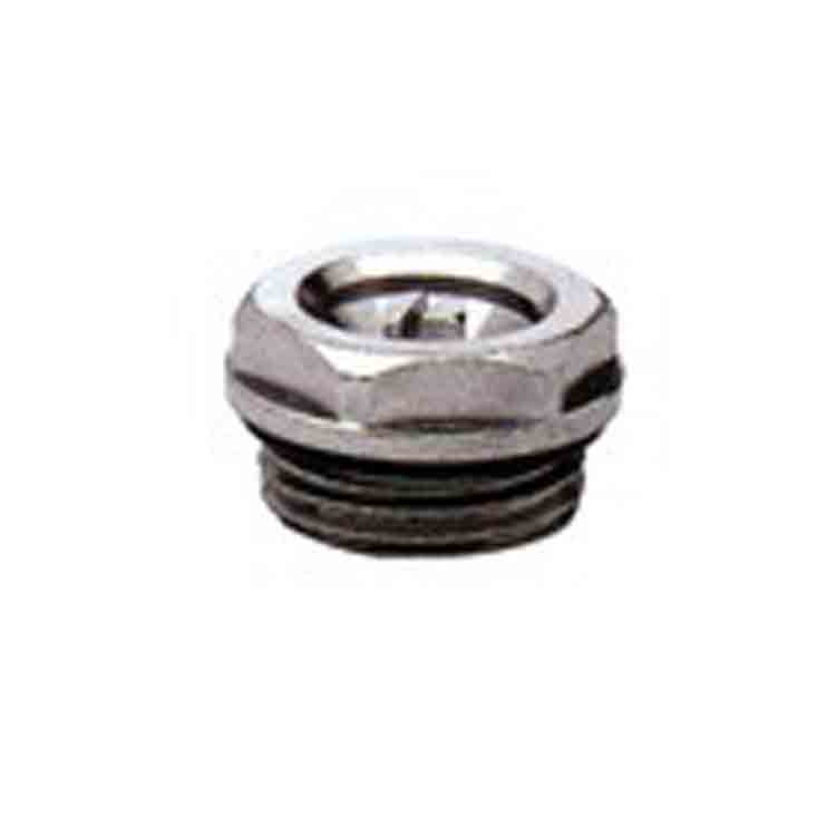 Radiatorstop 1/2" met ontluchting 
