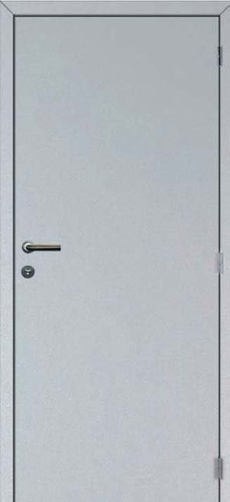 Complete schilderdeur honingraat 680mm vlak 201.5cm - MDF kast 16.5cm