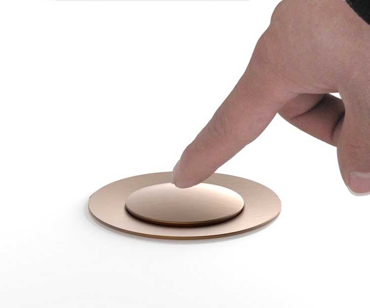 Wastafelkraan Egon mat koper