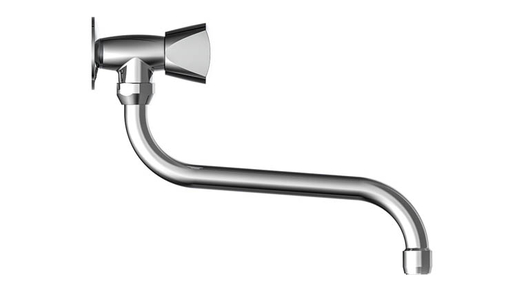 Koudwaterkraan Cyriel glanzend chroom