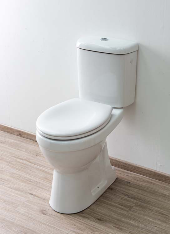 Siège de WC softclose blanc universel rond