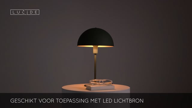 Tafellamp - Ø 25 cm - 1xE14 - Groen Tafellamp - Ø 25 cm - 1xE14 - Groen