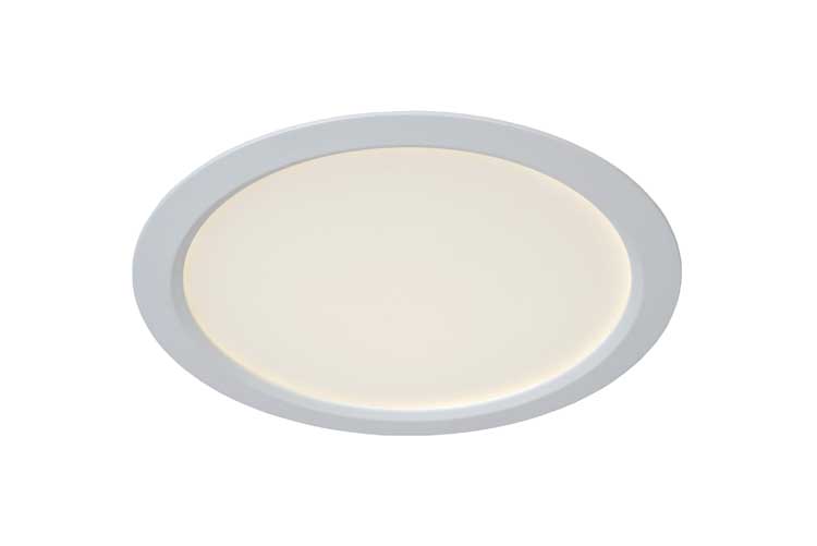 Lucide TENDO-LED - Plafonnière - Ø 22 cm - LED - 1x18W 3000K - Wit