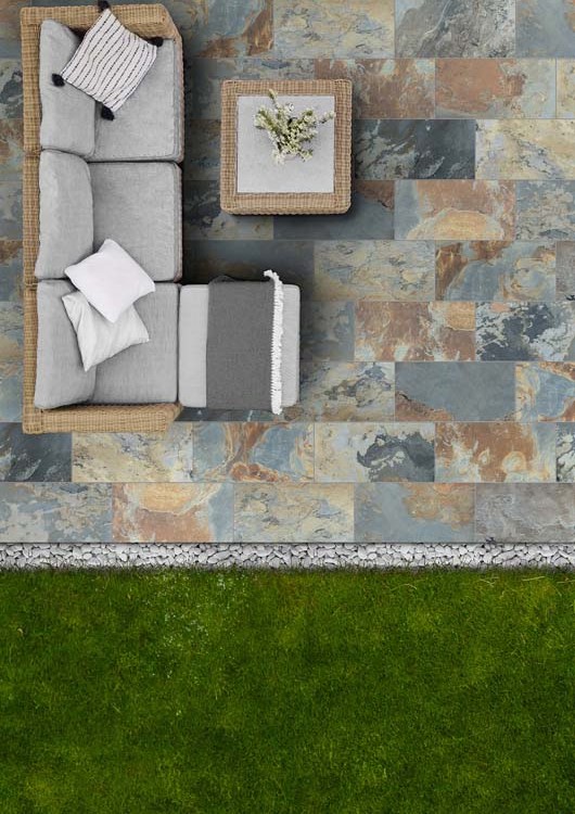 Vloer- en wandtegel Volcano multicolor 31x62cm