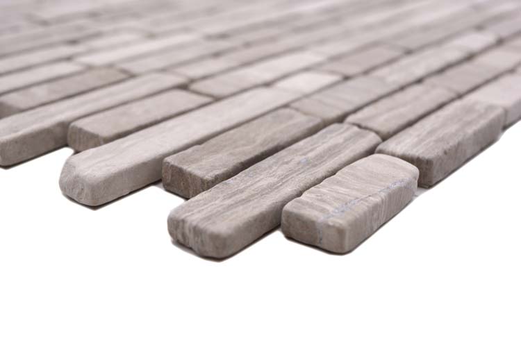 Mozaïekmarmer greige stripe 30,5 x 32,2 cm