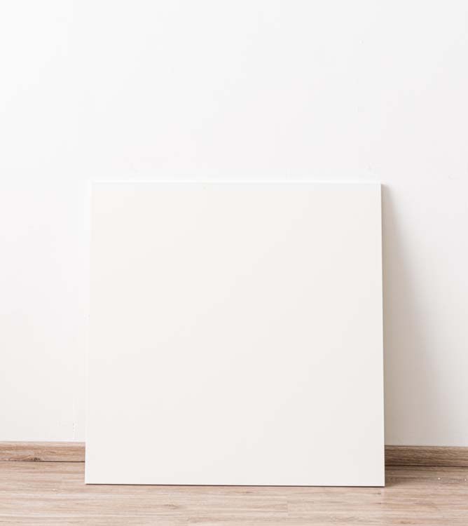 Paroi latérale pour îlot de cuisine Plenti blanc 87,5x88cm