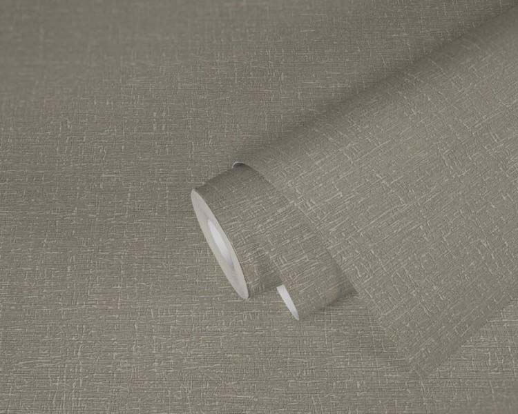 Vinyle sur papier peint intissé structure brun clair 0,53x10m