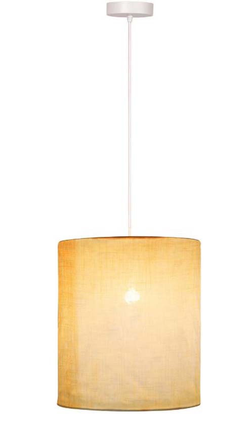 Lucide Essential Tissaja - Hanglamp - Ø30cm - 1xE27 - Wit