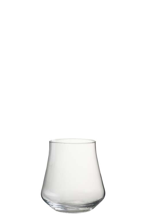 Vase Vita verre transparent H21cm