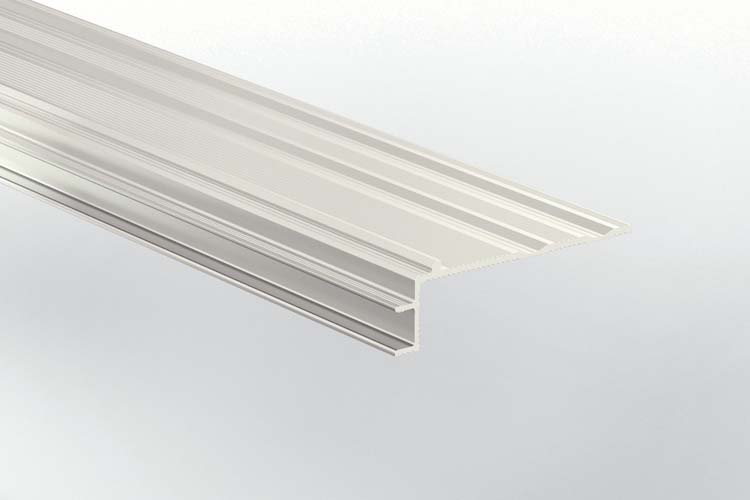 Profilé de base 8 Incizo escalier pour sols stratifié alu 2150 mm