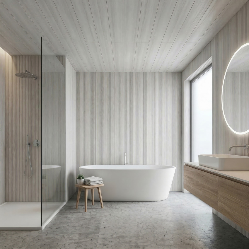 Wand- & plafondpaneel Maestro MDF Belmilli 21x130x0,8cm