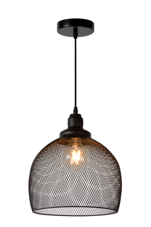 Hanglamp - zwart - Ø28cm - dimbaar - E27 - 60W