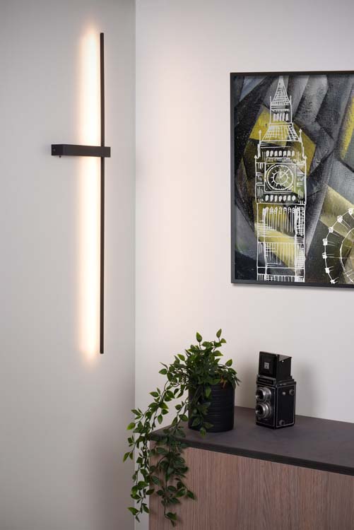 Wandlamp - zwart - 90cm - LED - 10W - 2700K