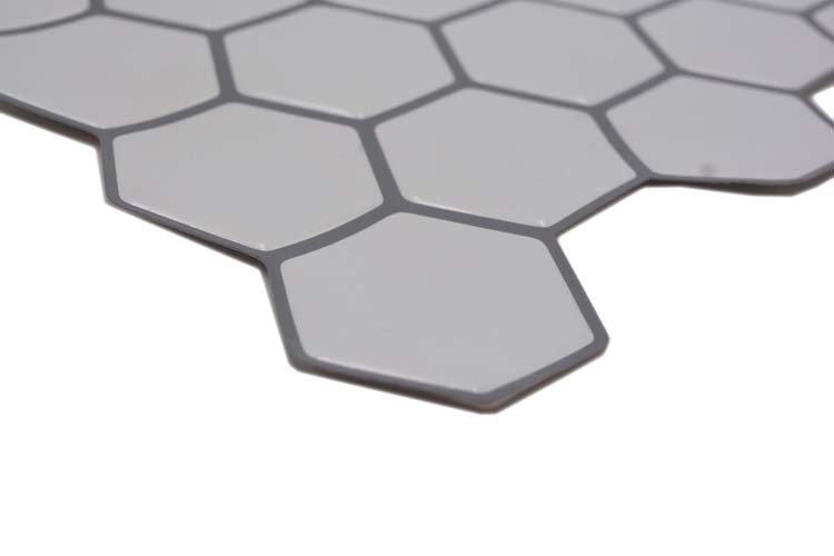 Mozaïek Vinyl Hexagon glanzend 29,5x28,2cm