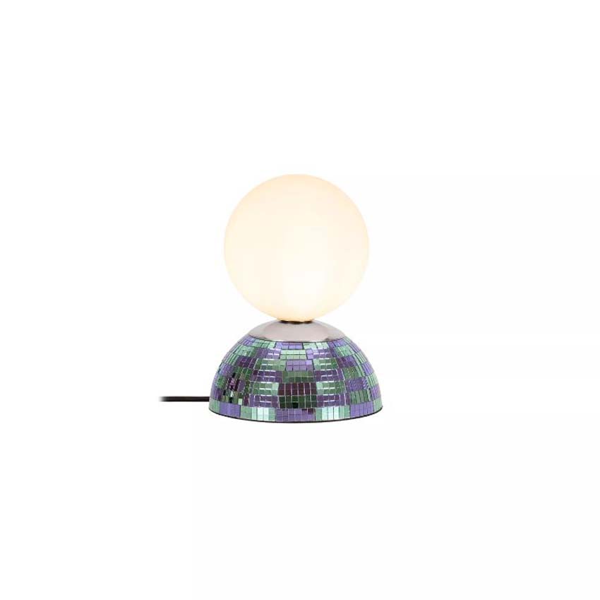 Lucide Essential Glitzer - Tafellamp - Ø14cm - 1xG9 - Blauw
