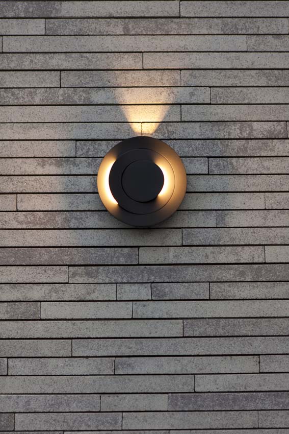 Wandlamp buiten Lior - grijs - 7.8W - 3000K - IP54