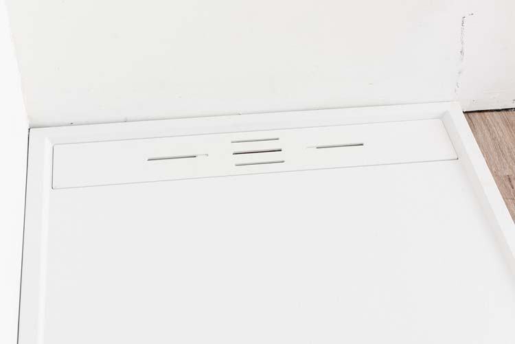 Receveur de douche Moana SMC blanc mat aspect ardoise 160x90cm