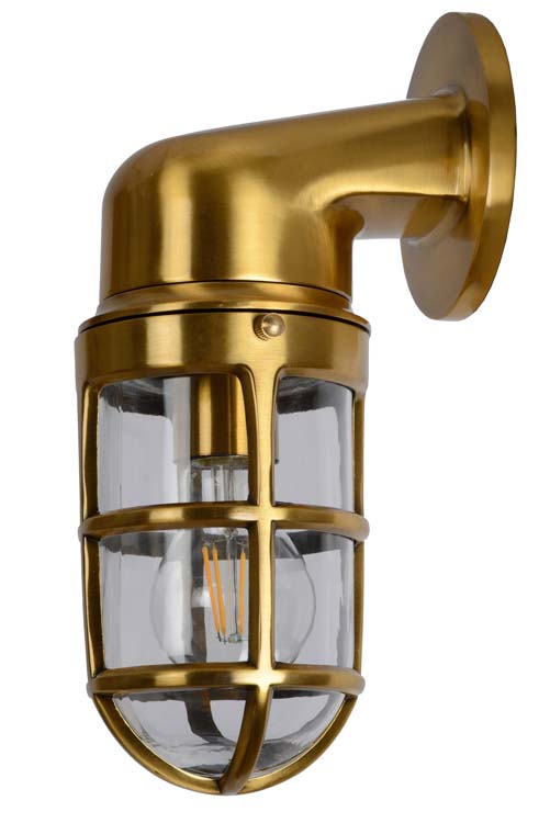 DUDLEY Buiten Wandlamp Down IP44 E27/60W Mat goud