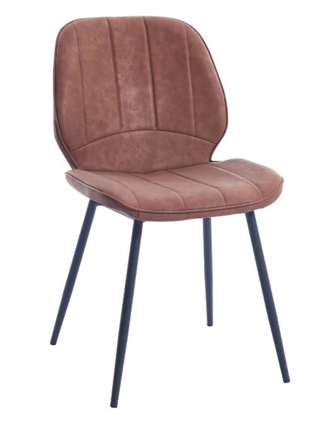 Chaise Barry cognac