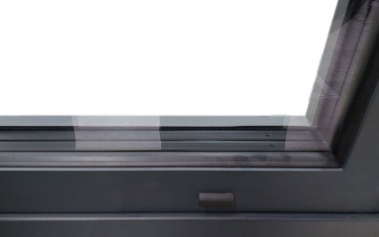Châssis oscillo-battante 1-VAN ALU Luxio anthracite L1000xH1000mm G