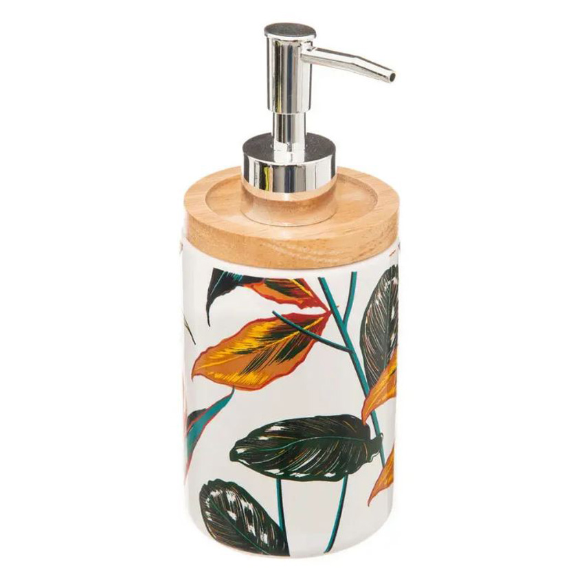Distributeur de savon Hawaii polyrésine multicolore 280ml