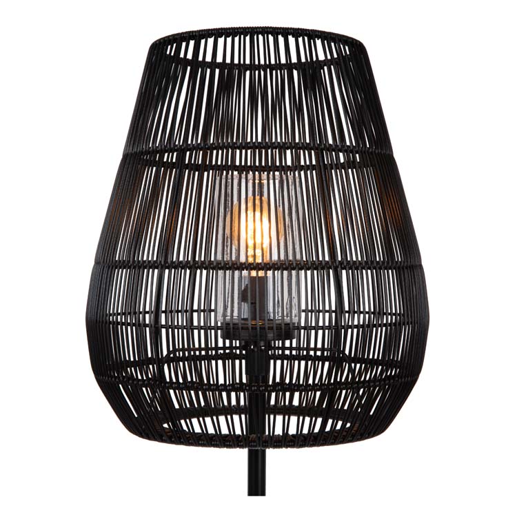 Lucide NERIDA - Vloerlamp Buiten - Ø 35 cm - 1xE27 - IP44 - Zwart