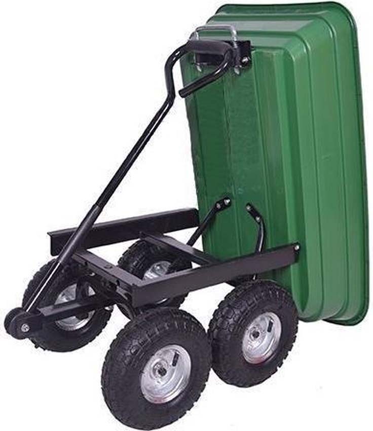 Handkar Turfmaster met kiepbak 250kg