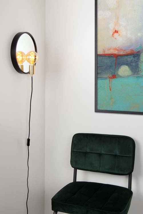 Spiegellamp - zwart - E27 - 25W