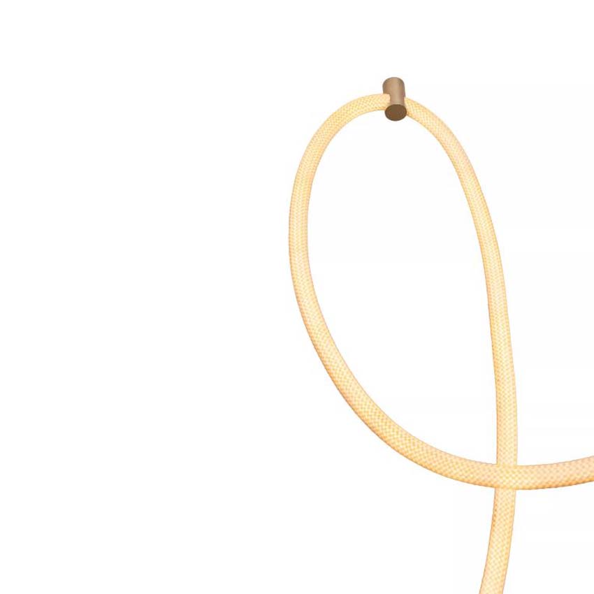 Lucide Vibes Janderin - Plafondlamp - LED Dimbaar - CCT - 1x36W 2200K/3300K - Champagne