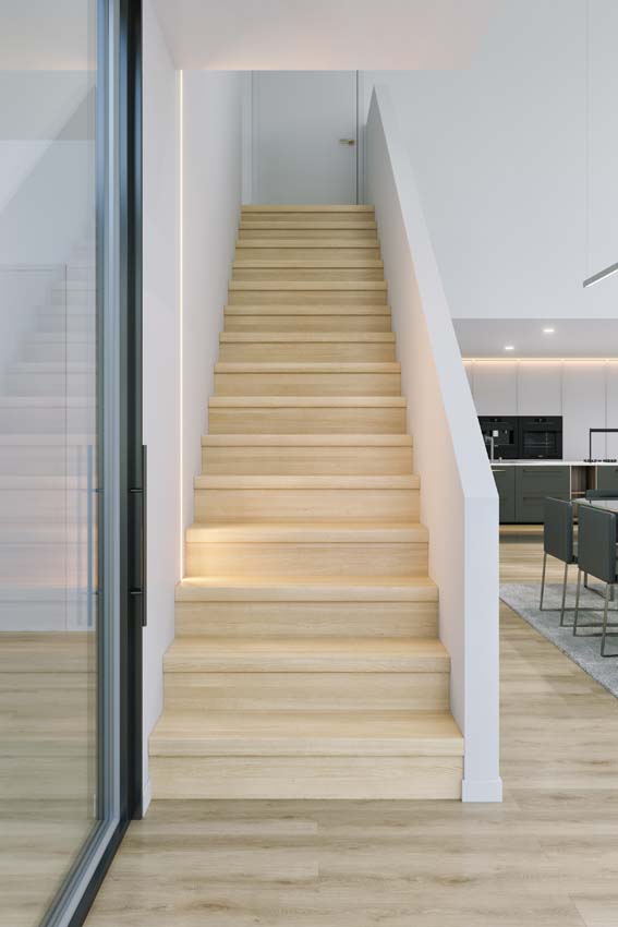 Dubbele traptrede Ippari Oak 130x61x5,6cm