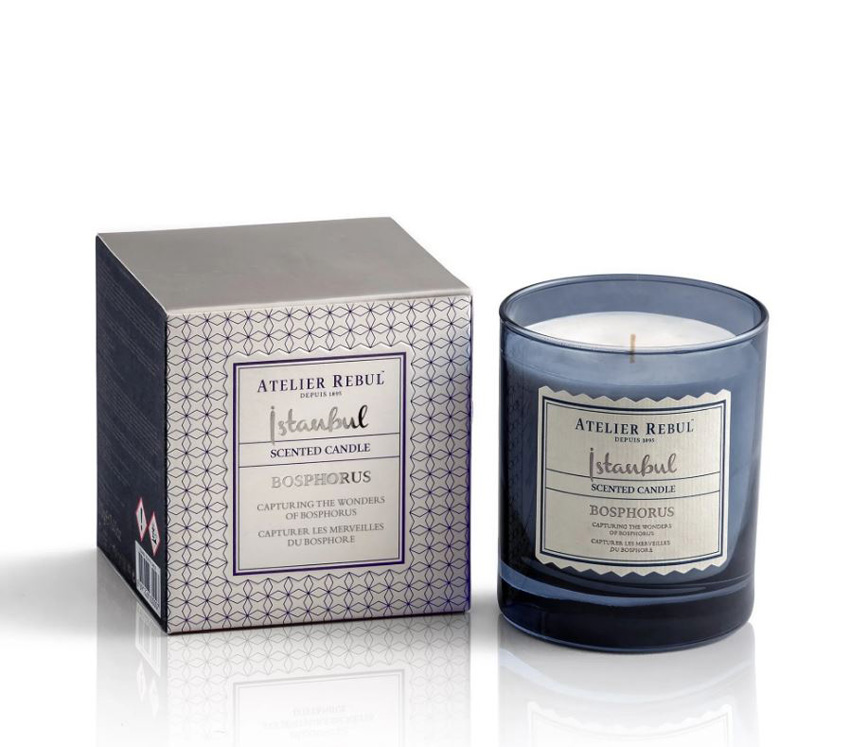 Bougie parfumée Atelier Rebul Istanbul Bosphorus 8x8x9cm 42h